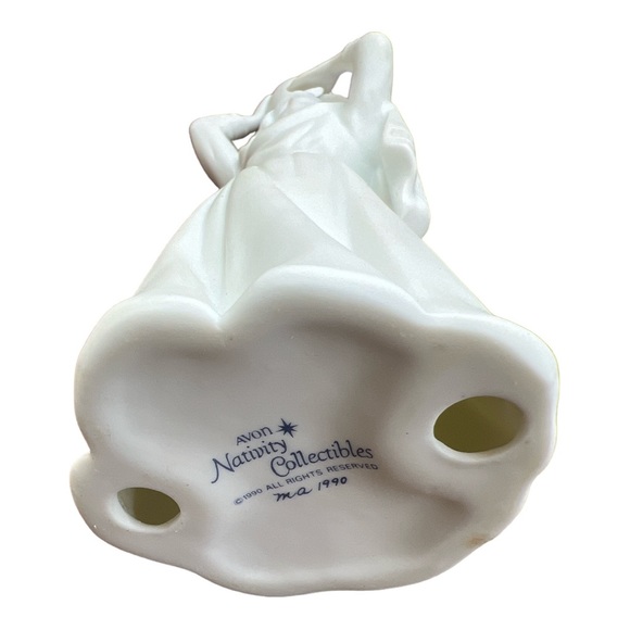 Avon Nativity WOMAN WITH WATER JAR 1990 Porcelain Figurine  w/Box - Picture 7 of 7